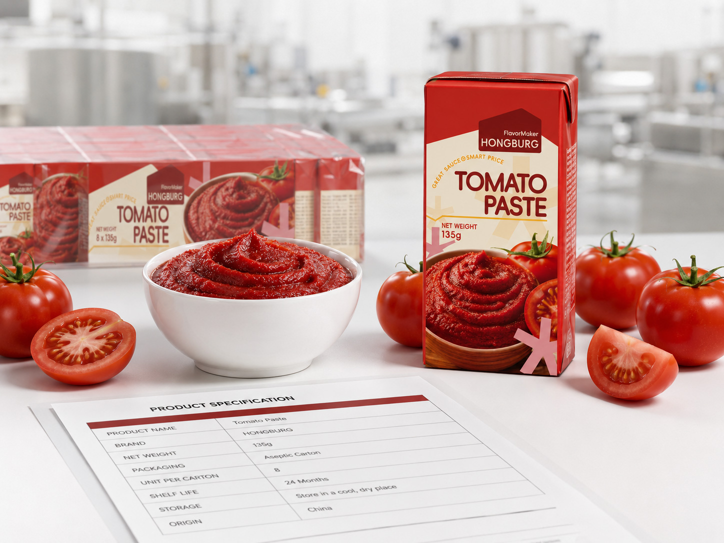 Pes Tomato Karton Aseptik: Panduan Produk untuk Pembeli Global