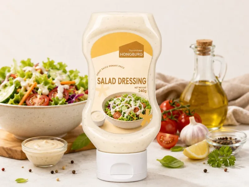 Salad Dressing Klasik dengan Perisa Seimbang
