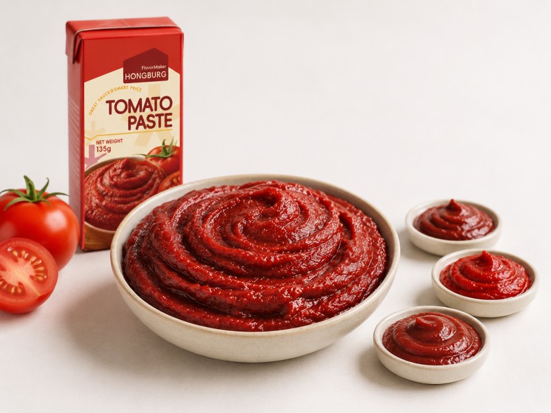 Pes Tomato Pekat dengan Brix Tersuai