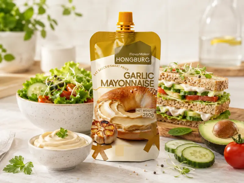 Mayonis Vegan Berasaskan Tumbuhan Berkrim