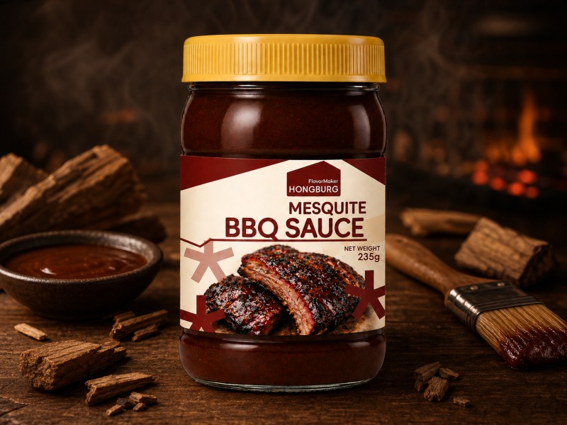 Sos BBQ Mesquite dengan Perisa Smoky Kaya