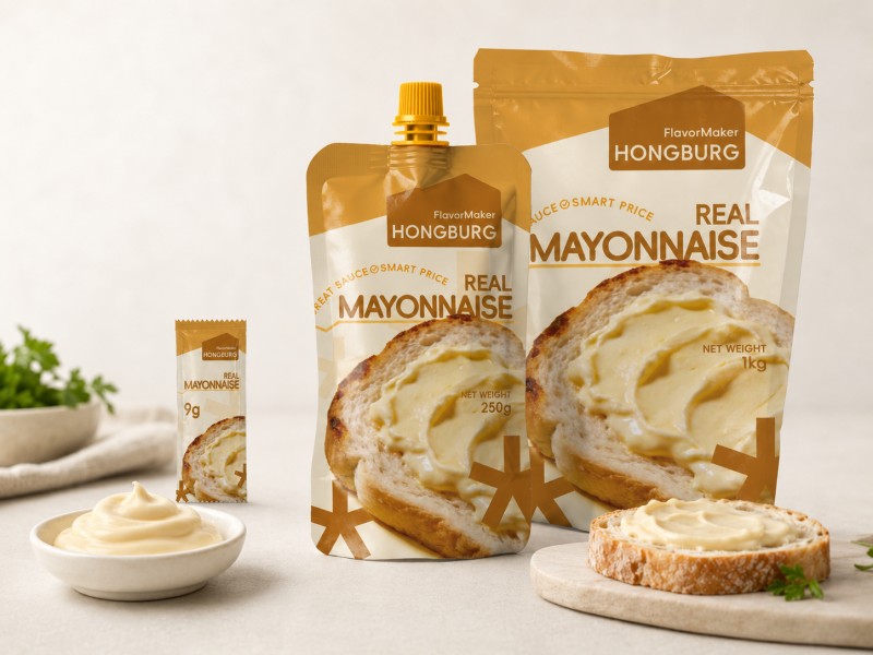 Mayonis sebenar dalam Sachet