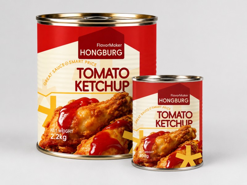 Sos tomato dalam Tin Tin